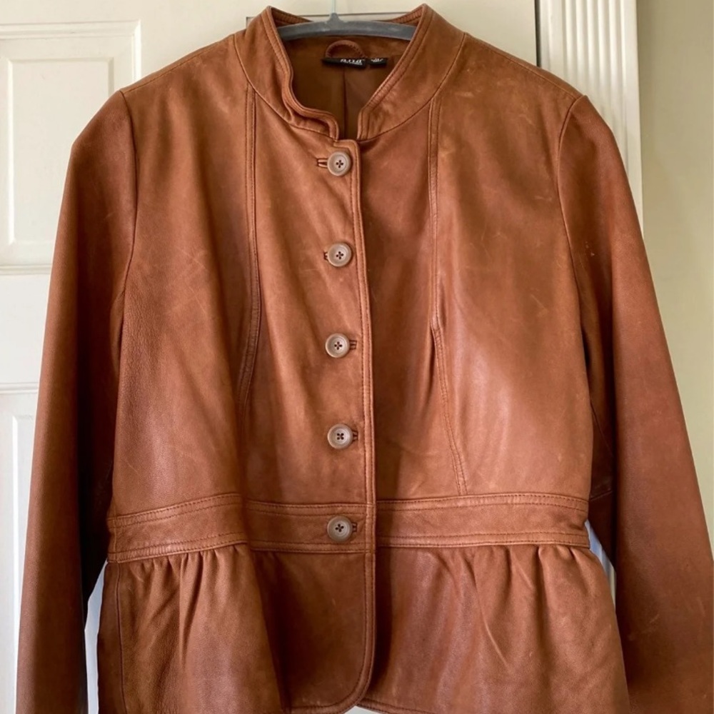 Faux Leather Jacket